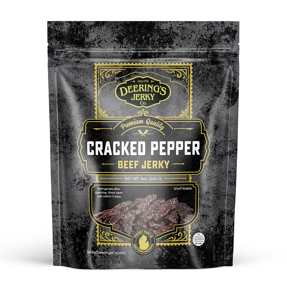 Deering's Cracked Pepper Beef Jerky